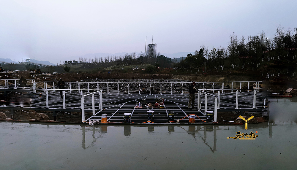 達(dá)州蓮花湖《圣蓮華彩》水舞光影秀(圖7)
