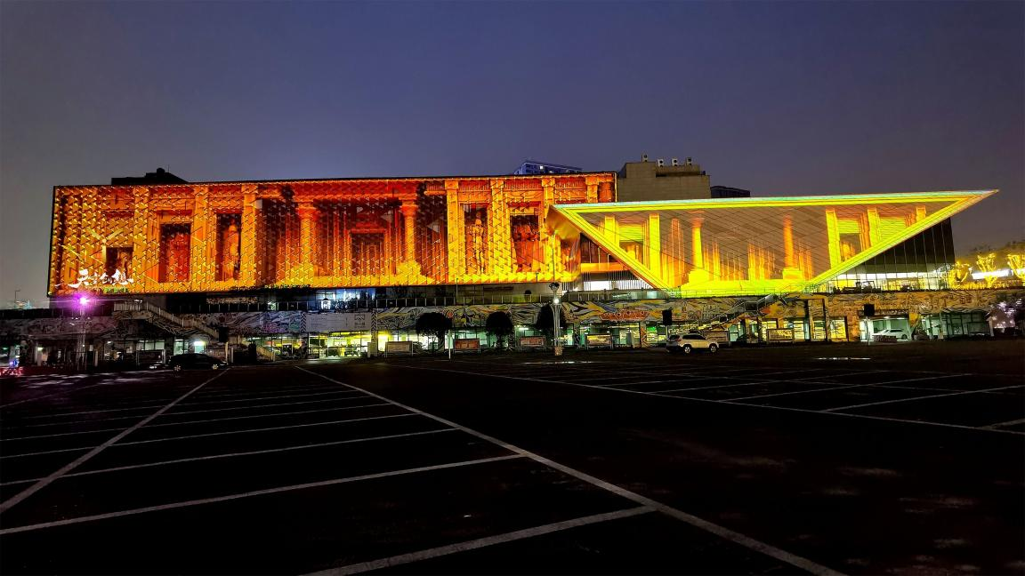 寸灘國際絲路花街建筑光影秀(圖3) 寸灘國際絲路花街建筑光影秀(圖3)