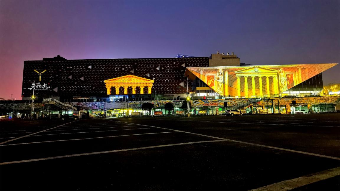 寸灘國際絲路花街建筑光影秀(圖6) 寸灘國際絲路花街建筑光影秀(圖6)