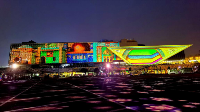 寸灘國際絲路花街建筑光影秀(圖12) 寸灘國際絲路花街建筑光影秀(圖12)