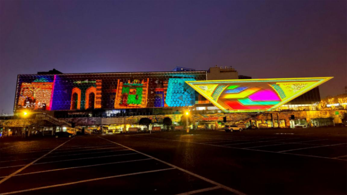 寸灘國際絲路花街建筑光影秀(圖14) 寸灘國際絲路花街建筑光影秀(圖14)