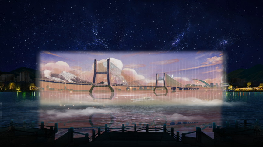 可克達拉朱雀湖5D全息水舞秀-《朱雀湖夜曲》上演啦!(圖9)