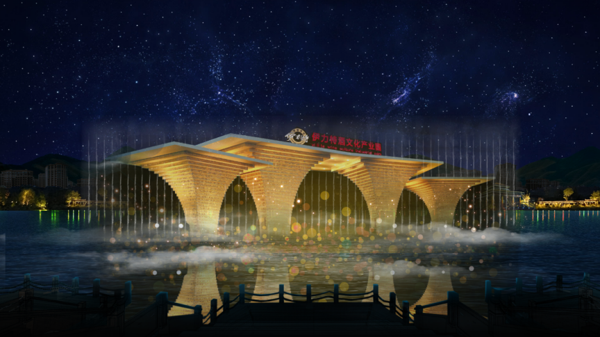 可克達拉朱雀湖5D全息水舞秀-《朱雀湖夜曲》上演啦!(圖13)