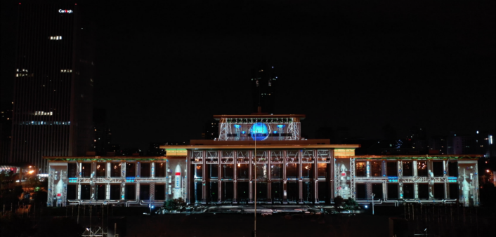 天空創(chuàng)想用科技點(diǎn)亮城市！杭州武林廣場(chǎng)3DMAPPING秀震撼上演！(圖5)