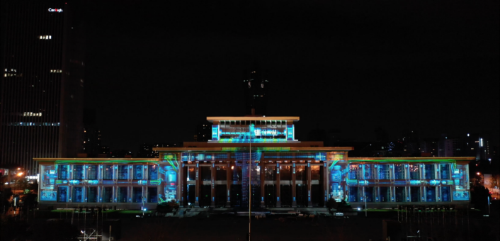 天空創(chuàng)想用科技點(diǎn)亮城市！杭州武林廣場(chǎng)3DMAPPING秀震撼上演！(圖8)